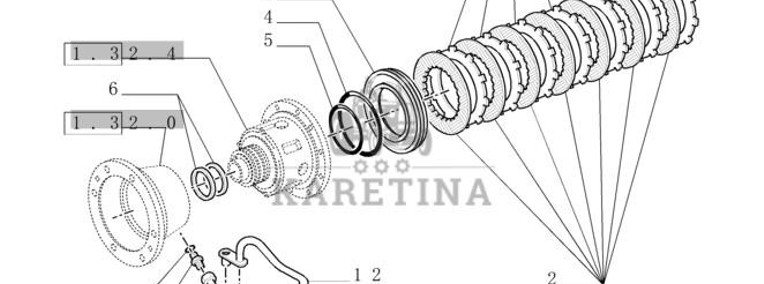 New Holland T6010 T6090 T6070 Tłok 5162536-1
