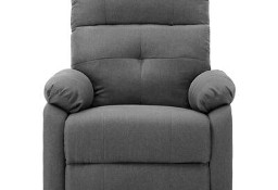 vidaXL Elektryczny fotel masujący, jasnoszary, tkaninaSKU:3073812
