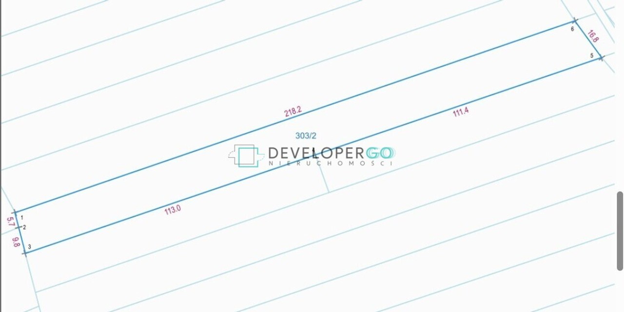 Działka budowlana 3485 m², uzbrojona w Małej Hucie – pohled 5