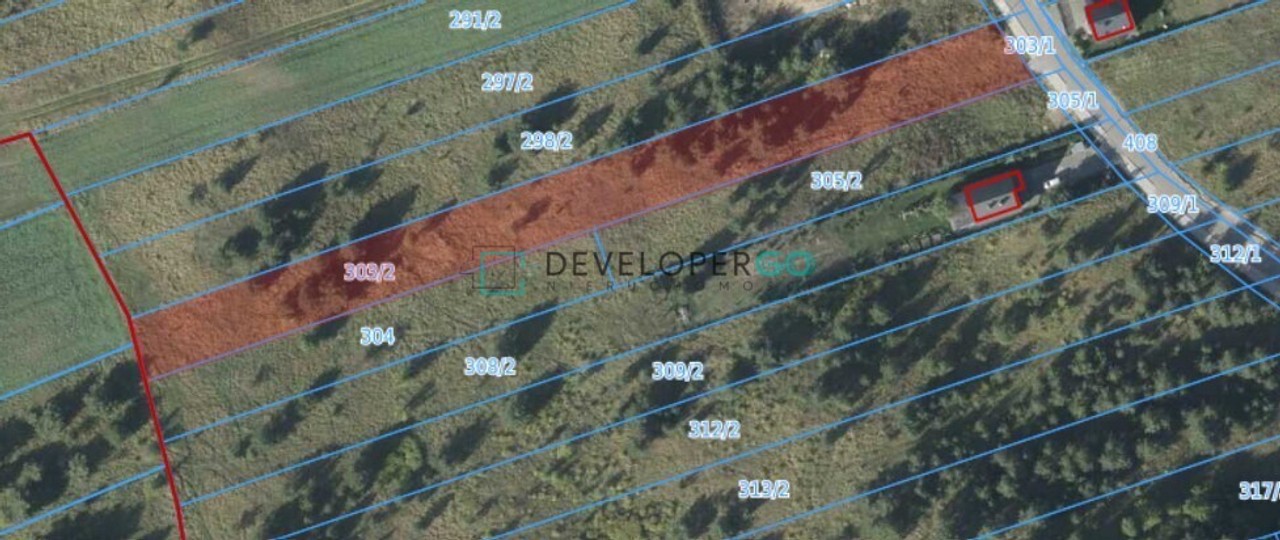 Działka budowlana 3485 m², uzbrojona w Małej Hucie – pohled 6