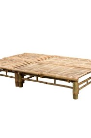 vidaXL 2-osobowy leżak z poduszkami, bambusowy-3