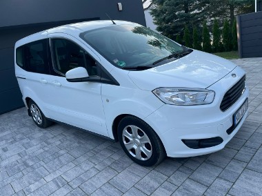 Ford Tourneo Courier 1.5 95KM Bezwypadkowy 131.000km Serwis PDC Tempomat 2Klucze Opłacony-1