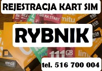 ZAREJESTROWANE KARTY SIM polskie zdalna REJESTRACJA ONLINE KART SIM Rybnik dobre