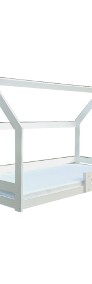 Łóżko pojedyncze domek z materacem , szufladą,-4