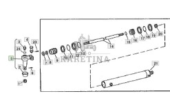 John Deere CTS - końcówka drąźka kierowniczego AH117566