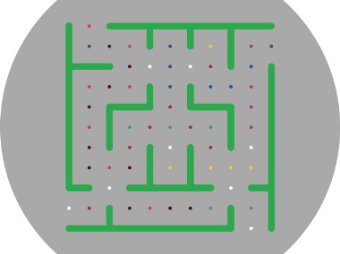 Labirynt Kwadrat Mały - gra podwórkowa z masy termoplastycznej - Strefy Gier-1