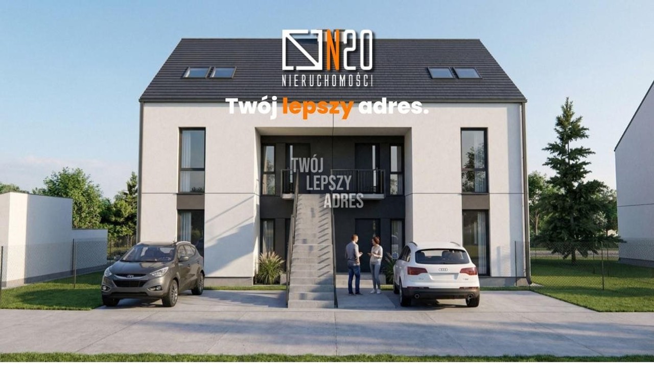 Nowe 3 pok z ogródkiem i miejscem postojowym