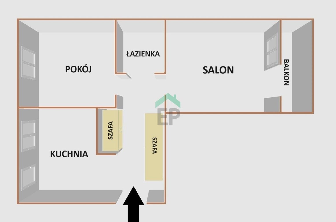 Widne mieszkanie do wprowadzenia - Więcej