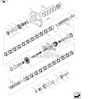 New Holland T6090 T6070 Wałek zębaty 86987612