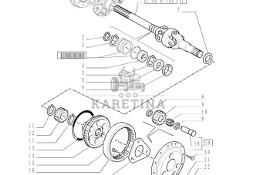 New Holland T6090 T6070 Półoś przegubowa 5197775