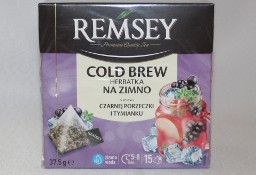 Herbata Remsey owocowa na zimno czarna porzeczka tymianek