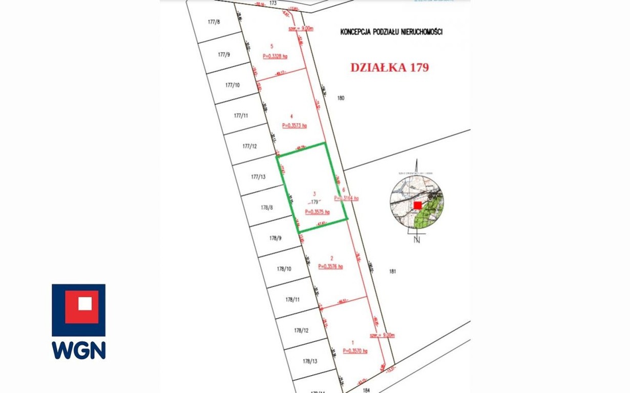 Działka na sprzedaż, 3575 m², Ustka - Widok 3
