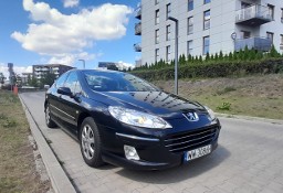 Peugeot 407 , czarny sedan, diesel