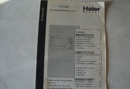 instrukcja; mikrofala; HAIER; HR-6753D; po ang