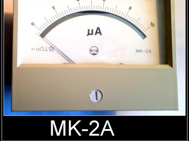 mikroamperomierz typu MK-2A ; 10uA-2