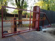 Brama przesuwna samonośna konstrukcja nośna do zabudowy brama przesuwana 