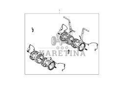 John Deere 9470RX - Zestaw osi BRE10330 (Oś przednia i tylnia)