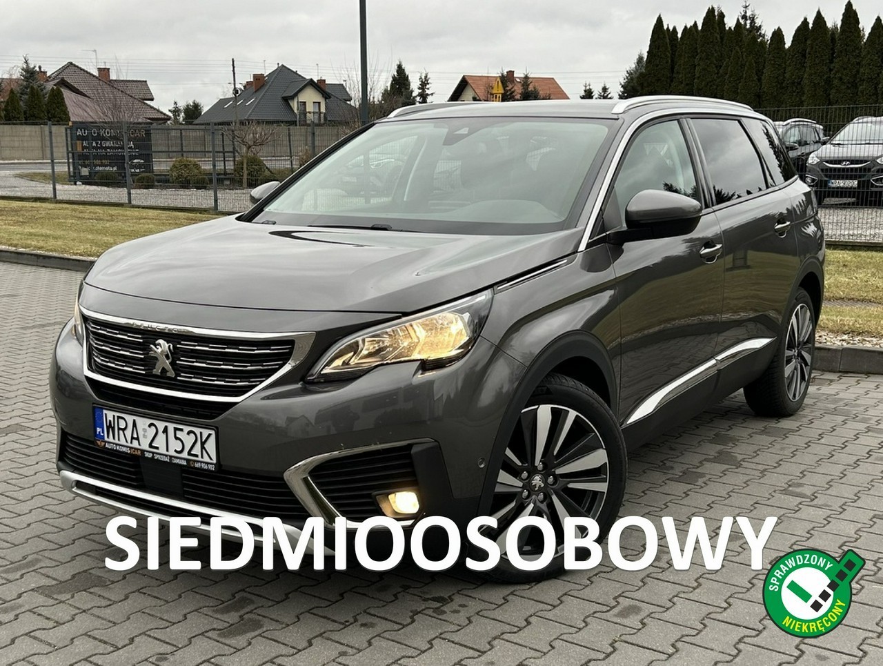 Peugeot 5008 II 7*Osobowy*LEDY*NAVI*Czujniki*Parkowania*Grzane*Fotele*Zarejestrowany