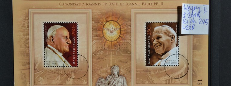Papież Jan Paweł II Węgry  II ** WZÓR Wg Ks Chrostowskiego 295-1