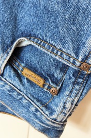 Spodnie jeansy Wrangler vintage Texas 28 XS 36 niebieskie denim dżins dżinsy-2