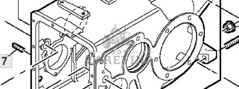 John Deere 9780CTS 9780i CTS 2005rok Obudowa Skrzyni Biegów AH140410-1