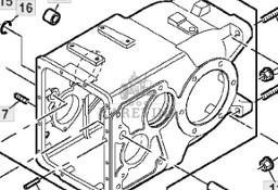 John Deere 9780CTS 9780i CTS 2005rok Obudowa Skrzyni Biegów AH140410