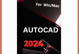 Autodesk Autocad 2024 + klucz licencyjny | Dla systemu Windows lub Mac