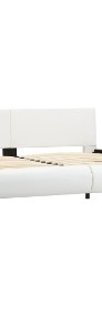 vidaXL Rama łóżka z szufladami, biała, sztuczna skóra, 180x200 cm 284947-3