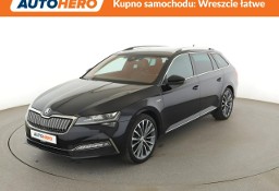 Skoda Superb III L&amp;K PHEV automat virtual skóra grzane fotele navi ACC kamera360 hak