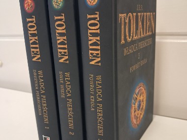 Książki - pełny trzytomowy cykl „Władca pierścieni”, J.R.R.Tolkien-1