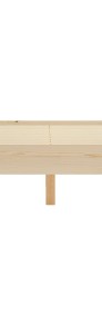vidaXL Rama łóżka, lite drewno sosnowe, 120 x 200 cm 283282-3