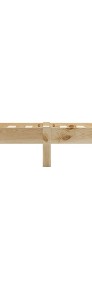 vidaXL Rama łóżka, lite drewno sosnowe, 120 x 200 cm 283282-4