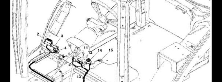 RE265572 John Deere 8345R - Wiązka przewodów kabiny-1