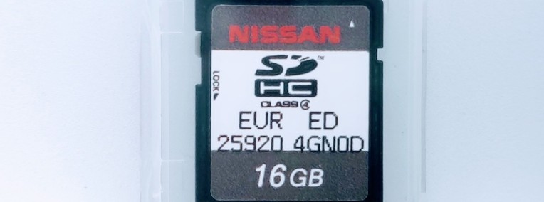 Karta SD do nawigacji Nissan V4 EU-1
