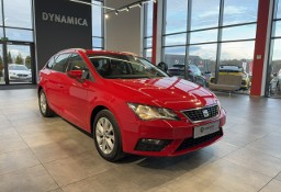 SEAT Leon III ST Style 1.6TDI 115KM M5 2019 r., salon PL, I właściciel, f-a VAT