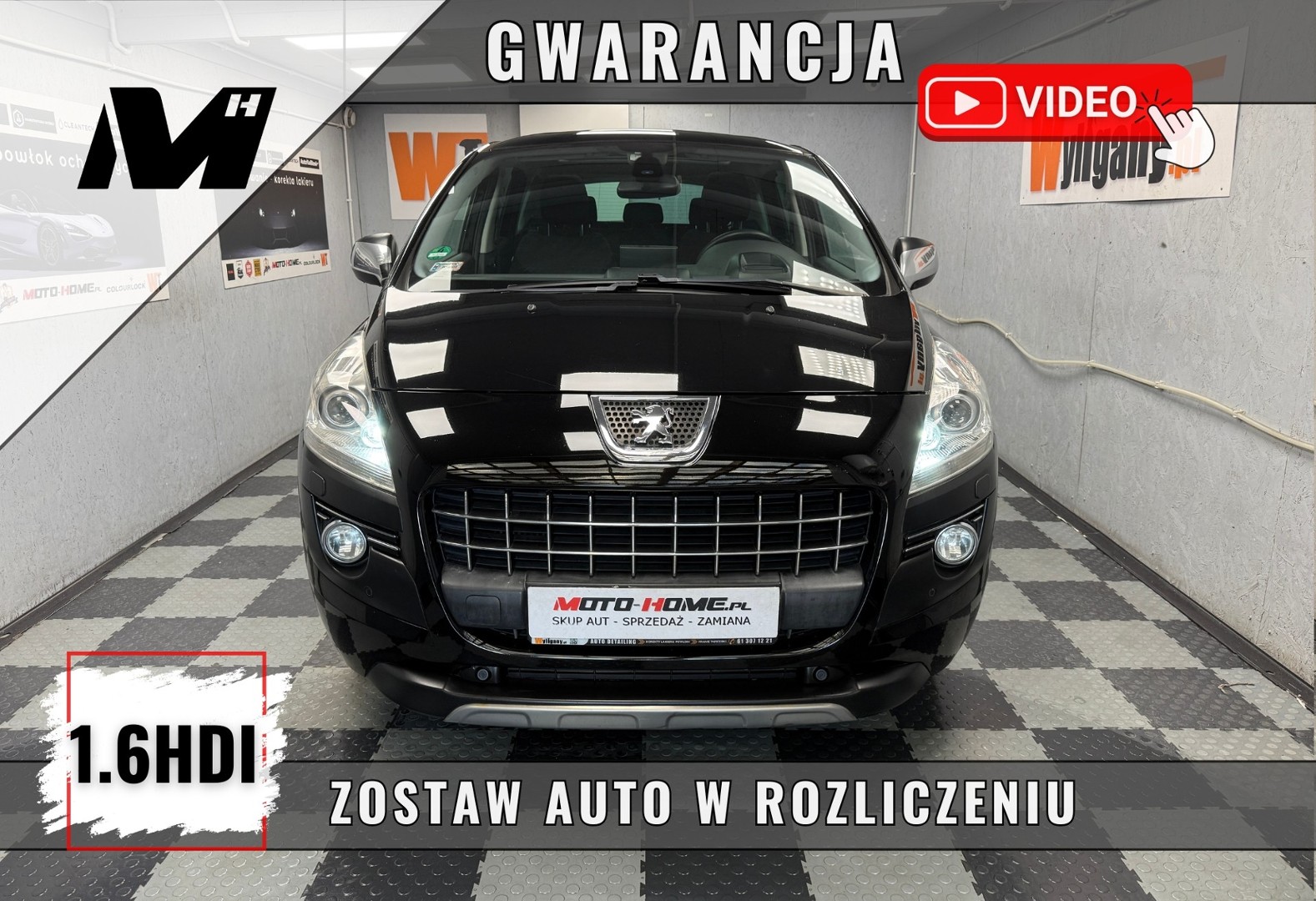 Peugeot 3008 I 1.6 HDI automat 5L/100km, navi, GWARANCJA