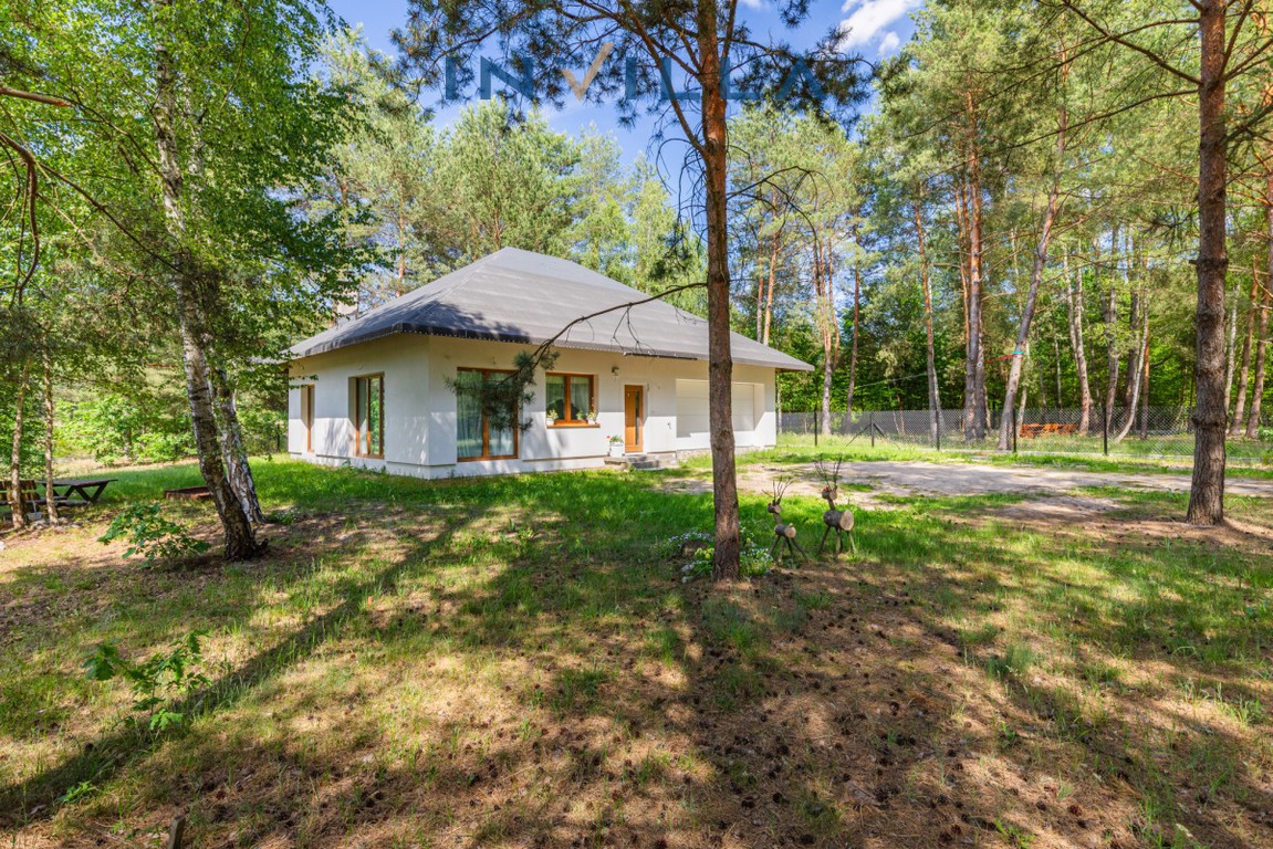 Dom w lesie z dużą działką, blisko trasy S17