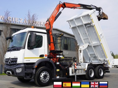 2636 / 6x4 / HDS Fassi / Wywrotka 3 str / Bortmatic_236398-1