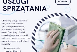 DOMLUX pranie tapicerki meblowej sprzątanie mycie okien