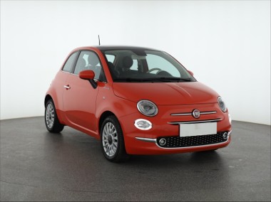 Fiat 500 , Salon Polska, 1. Właściciel, Serwis ASO, VAT 23%, Skóra,-1