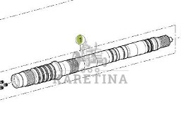 Claas Axion 870 Wałek Przekładni Wałek Skrzyni Biegów 00 1165 634 0 0011656340