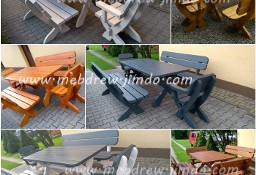 Zestaw ogrodowy meble ogrodowe stół ławki fotele stolarz
