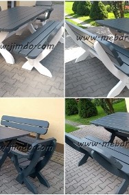 Zestaw ogrodowy meble ogrodowe stół ławki fotele stolarz-2