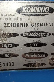 Zbiornik ciśnieniowy Komnino KP-2000 - 11/1,0 Rok 2021 Pojemność 2000 l  -2