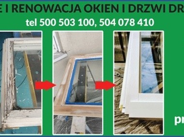 Profesjonalna renowacja, malowanie okien i drzwi drewnianych,  naprawa, serwis -1
