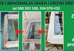 Profesjonalna renowacja, malowanie okien i drzwi drewnianych,  naprawa, serwis 