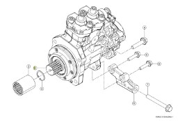 Claas Jaguar - silnik MAN D4276 - pompa wtryskowa 0019860850