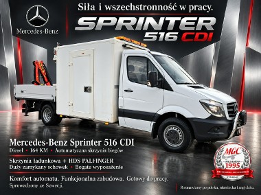 Mercedes-Benz Sprinter 516 Aut. Mercedes-Benz Sprinter 516 / AUTOMAT / SKRZYNIA / HDS PALFINGER-1