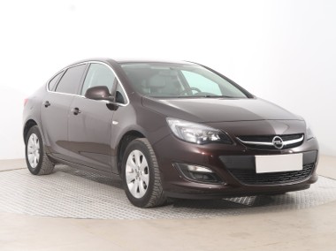 Opel Astra J , Salon Polska, GAZ, Skóra, Klimatronic, Tempomat, Parktronic-1