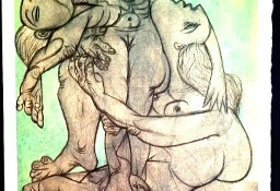 Picasso-Litografia-Grupa Nagich Kobiet